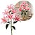 Buquê Permanente de Lírio Rosa 3D Silicone Premium 7 Flores 60cm - Imagem 1