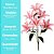 Buquê Permanente de Lírio Rosa 3D Silicone Premium 7 Flores 60cm - Imagem 8