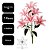 Buquê Permanente de Lírio Rosa 3D Silicone Premium 7 Flores 60cm - Imagem 4