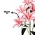 Buquê Permanente de Lírio Rosa 3D Silicone Premium 7 Flores 60cm - Imagem 7