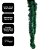 Festão de Natal Verde Duo Biton 9cm x 2 Metros PVC  Verde Claro e Escuro Prime - Imagem 4