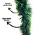 Festão de Natal Verde Duo Biton 9cm x 2 Metros PVC  Verde Claro e Escuro Prime - Imagem 7