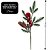 Galho Natalino Decorativo 47cm com Pinha, Berries e Bola Vermelha em Veludo Luxo - Imagem 4