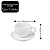 Jogo 6 Xícaras de Café com Pires Cerâmica Grace Collection Off White 90ml – 12 Peças - Imagem 4