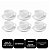 Jogo 6 Xícaras de Café com Pires Cerâmica Grace Collection Off White 90ml – 12 Peças - Imagem 6