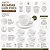 Jogo 6 Xícaras de Café com Pires Cerâmica Grace Collection Off White 90ml – 12 Peças - Imagem 3