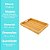 Bandeja Retangular de Bambu Grande Kazan Nature 40x28,5cm com Alças Laterais - Imagem 7