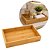 Bandeja Retangular de Bambu Multiuso Atacama Nature 29,5x18cm Borda Alta - Imagem 1