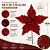 Kit 4 Flores Bico de Papagaio Natalina Gigante Veludo Vermelho 49cm com Glitter Luxo - Imagem 3