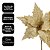 Flor Bico de Papagaio Natalina Dourada Full Glitter Quadriculada Prime 30cm - Imagem 5