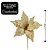 Flor Bico de Papagaio Natalina Dourada Full Glitter Quadriculada Prime 30cm - Imagem 4