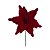 Flor Bico de Papagaio Natalina Pick Veludo Vermelho Luxo 30cm - Magizi - Imagem 6
