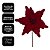 Flor Bico de Papagaio Natalina Pick Veludo Vermelho Luxo 30cm - Magizi - Imagem 5