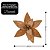 Kit 4 Flores Bico de Papagaio Natalina Veludo Ouro Velho 20cm com Glitter Dourado Luxo - Imagem 3