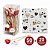 Kit Petisco 50 Palitos de Aperitivo Bambu Coração Love + 20 Guardanapos Decorados - Imagem 1