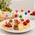 Kit 50 Palitos de Aperitivo Bambu Flowers Longo 12cm com Flores Coloridas - Imagem 3