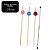 Kit 50 Palitos de Aperitivo Bambu Flowers Longo 12cm com Flores Coloridas - Imagem 7