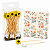 Kit Floral 50 Palitos de Aperitivo Girassol e Borboletas + 20 Guardanapos Decorados - Imagem 1