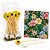 Kit Para Petisco 50 Palitos de Aperitivo Decorados Girassol e Borboletas + 20 Guardanapos Folhas Duplas - Imagem 1