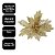 Flor Bico de Papagaio Natalina Pick Recort Luxo com Glitter Dourado 25cm - Imagem 4