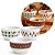 Conjunto 3 Tigelas Cumbucas de Porcelana Prime Decoradas Natal 500ml - Mundial Casa - Imagem 1
