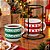 Kit 2 Xícaras Natalinas Porcelana 200ml Empilháveis com Suporte Christmas - Mundial Casa - Imagem 3
