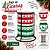 Kit 2 Xícaras Natalinas Porcelana 200ml Empilháveis com Suporte Christmas - Mundial Casa - Imagem 2