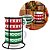 Kit 2 Xícaras Natalinas Porcelana 200ml Empilháveis com Suporte Christmas - Mundial Casa - Imagem 1