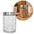 Jogo 2 Potes de Vidro Porta Mantimentos 1200ml Tampa Prata - Mundial Casa - Imagem 5