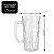 Jarra de Vidro Diamond Luxo 1,2 Litros Transparente - Praticasa - Imagem 6