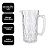 Jarra de Vidro Diamond Luxo 1,2 Litros Transparente - Praticasa - Imagem 4
