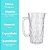 Jarra de Vidro Diamond Luxo 1,2 Litros Transparente - Praticasa - Imagem 7