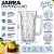 Jarra de Vidro Diamond Luxo 1,2 Litros Transparente - Praticasa - Imagem 3