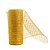 Kit 2 Telas Decorativa Natalina Dourada 15cm x 5 Metros Malha Tule Flexível Prime - Imagem 7