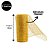 Tela Decorativa Natalina Dourada 15cm x 5 Metros Malha Tule Flexível Prime - Imagem 6