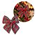 Laço Natalino Tecido Xadrez Vermelho Prime 16x15cm - Magizi - Imagem 1
