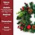 Guirlanda de Natal Decorada Verde 30cm com Pinhas Berries e Folhagens Luxo - Master Christmas - Imagem 7