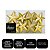Kit 8 Estrelas Pendentes Natal 7cm x 7cm Mix Dourado Glitter, Lisa e Fosca - Master Christmas - Imagem 2