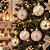 Kit 6 Bolas de Natal Champanhe Perolado Luxo 8cm Mix Fosca e Facetada - Master Christmas - Imagem 4