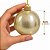 Kit 4 Bolas de Natal Dourado Glitter Perolado Luxo 8cm Premium - Imagem 2