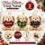Kit 3 Mini Pelúcias Pendente Cachorro Dog Natalino 11cm com Roupa Tricô - Master Christmas - Imagem 2