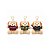Kit 3 Mini Pelúcias Pendente Cachorro Dog Natalino 11cm com Roupa Tricô - Master Christmas - Imagem 6