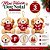 Kit 6 Mini Pelúcias Cachorro Natalino Pendente 11cm com Roupa Tricô - Imagem 3