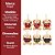 Kit 6 Mini Pelúcias Cachorro Natalino Pendente 11cm com Roupa Tricô - Imagem 8
