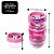 Kit 6 Mini Potes Organizadores Minnie Mouse 155ml Gire e Trave Empilháveis Plasútil - Imagem 5