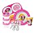 Kit Refeição Infantil Minnie 10 Peças Pratos, Tigela, Copo Melamina, Talheres Inox e Potes Organizadores - Imagem 1