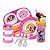 Kit Refeição Infantil Minnie 10 Peças Melamina, Copo 3D, Talheres Inox e Pote Multiuso - Imagem 1