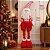 Jogo Papai Noel e Boneco de Neve Retrátil 46 a 73cm Pelúcia Vermelho e Branco Prime Estica e Encolhe! - Imagem 8
