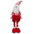 Papai Noel Decorativo Retrátil 46 a 90cm Pelúcia Vermelho e Branco Prime Estica e Encolhe! - Imagem 6