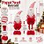 Papai Noel Decorativo Retrátil 46 a 90cm Pelúcia Vermelho e Branco Prime Estica e Encolhe! - Imagem 2